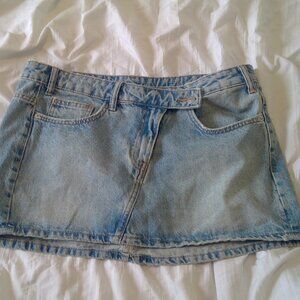 ZARA Mini Jean Skirt Size Large